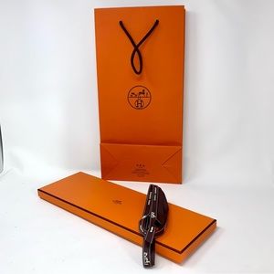 HERMES❤️ Tie Box, Ribbon, & Tie Gift Bag